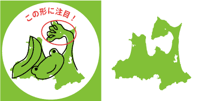 青森県の形