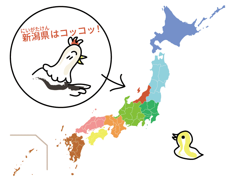 新潟県の位置