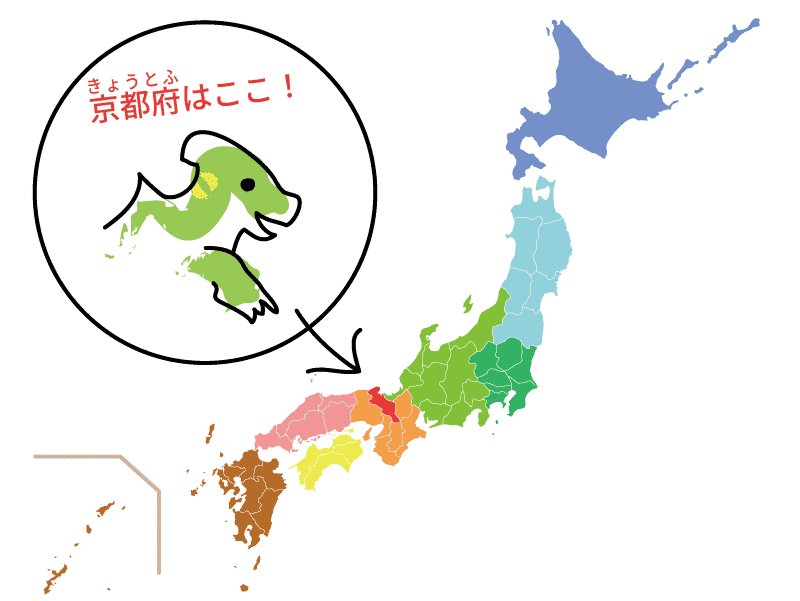 京都の位置
