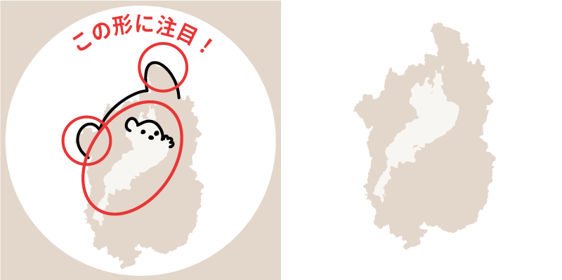 滋賀県の形-1